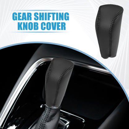 Gear Shift Lever Cover for Honda Odyssey (2015–2018) Black Stitches
