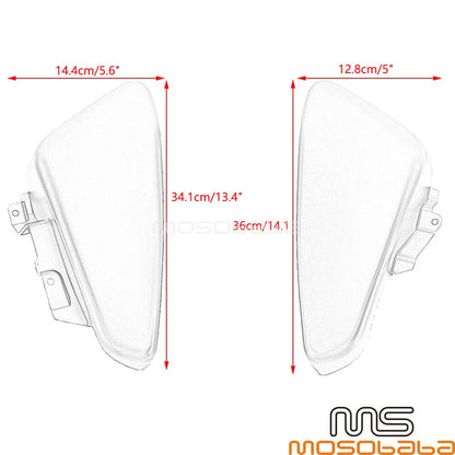 Chrome Fairing Battery Side Covers for Suzuki Boulevard M109R (2006-2023)