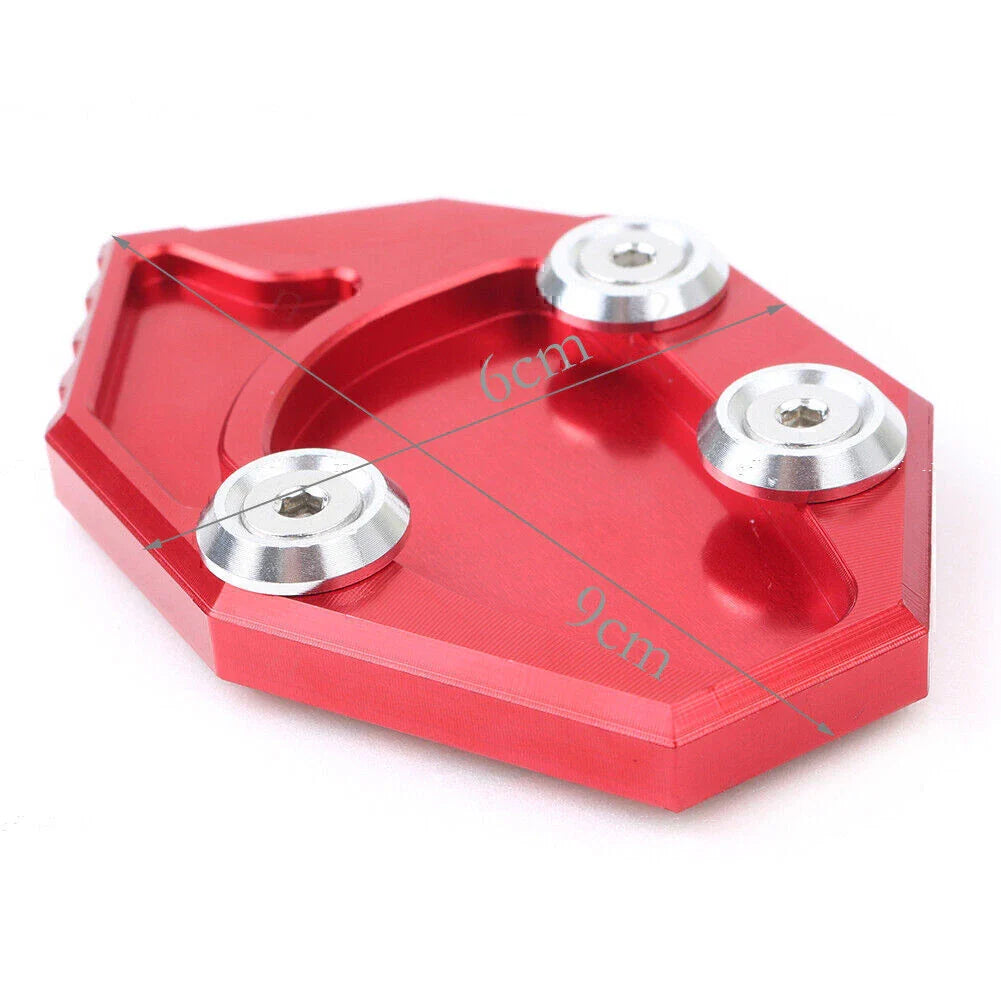 Red Kickstand Extension Pad for Kawasaki ZX14R ZZR1400 GTR1400 (2006-2023)