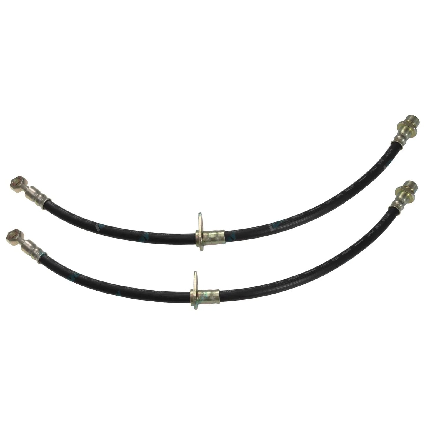Pair of Front Caliper Brake Hoses for Toyota RAV4 SXA10 SXA11 2.0L 3S-FE 1994~00