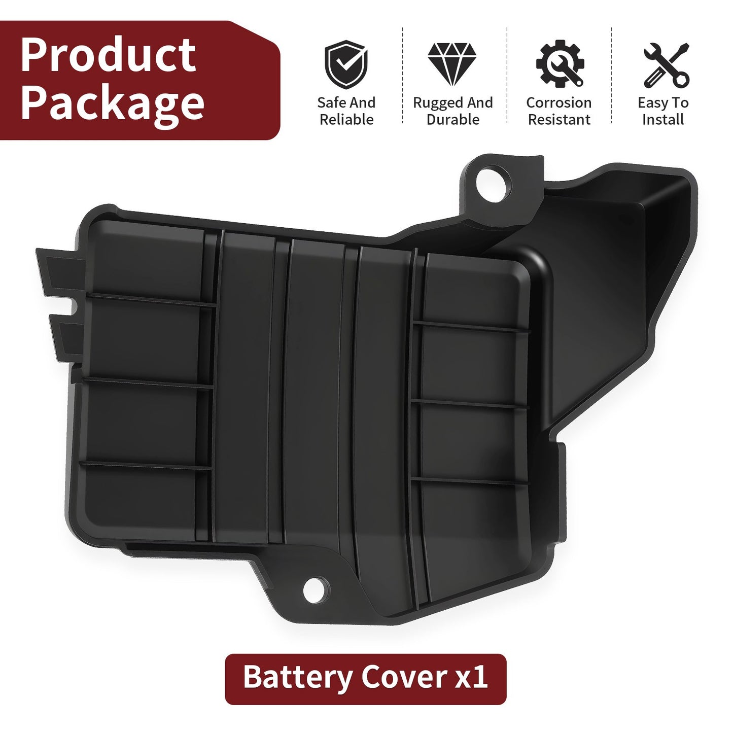 Battery Cover for Yamaha TTR125E TTR125LE (2003–2007)