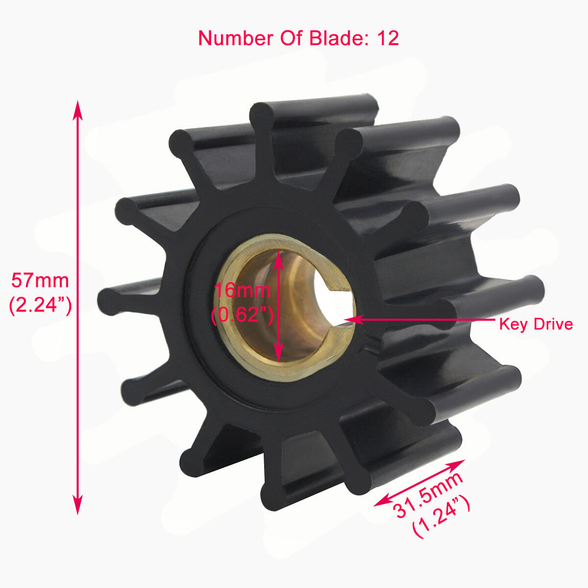 Water Pump Impeller Kit for Volvo