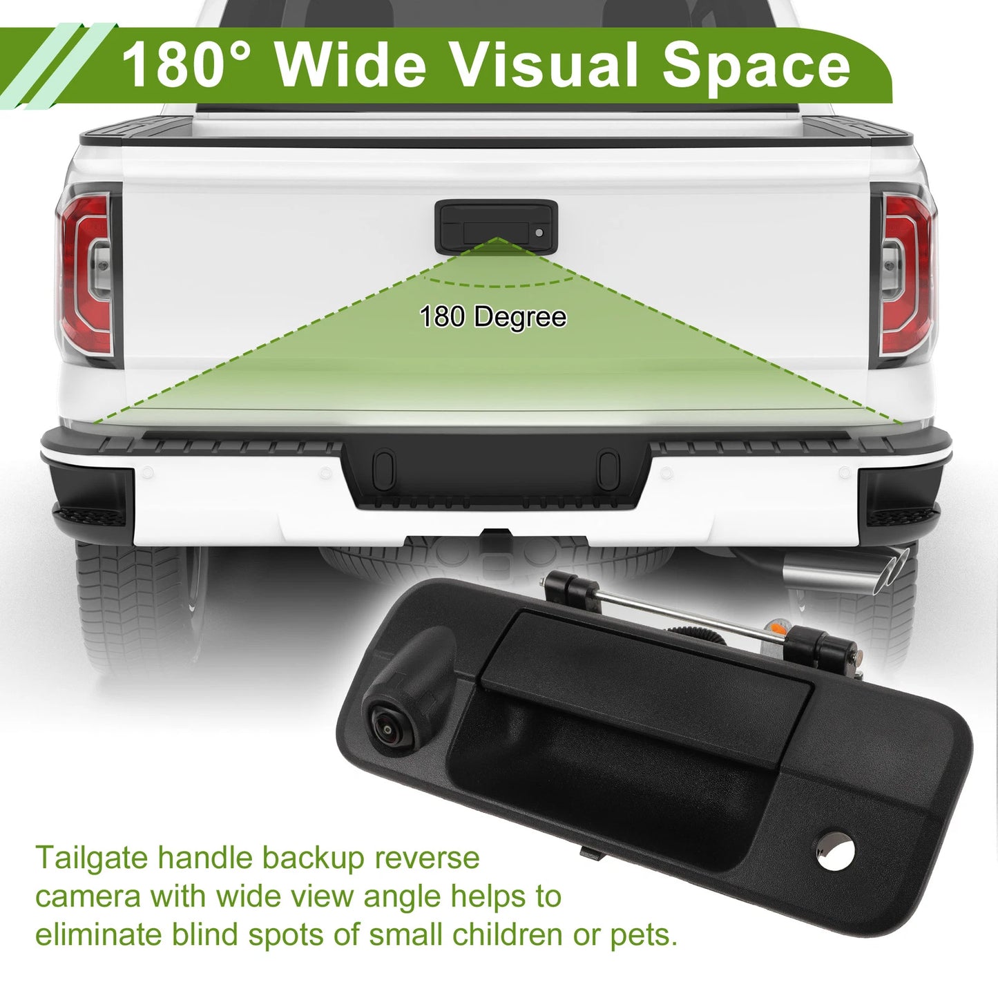 Tailgate Handle with Backup Rear View Camera No. 690900C050 for Toyota Tundra (2007–2013)