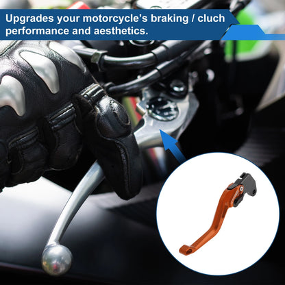 6 Position Adjustable Brake Clutch Levers for Suzuki GSX8S (2023–2025) Orange