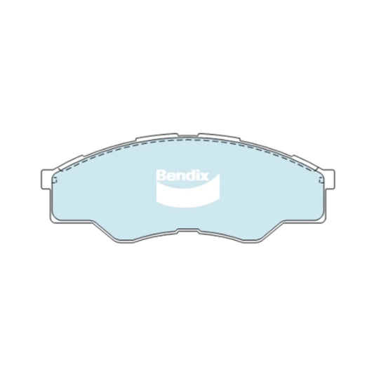 Set of 4 Front Disc Brake Pads for Toyota Hilux (2005–2008)