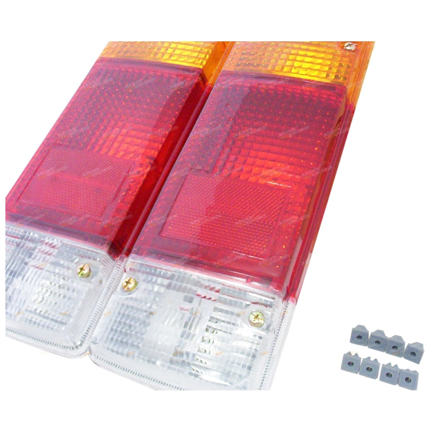 Set of 2 Taillights for Toyota Landcruiser 70 75 Series (1985–1999)