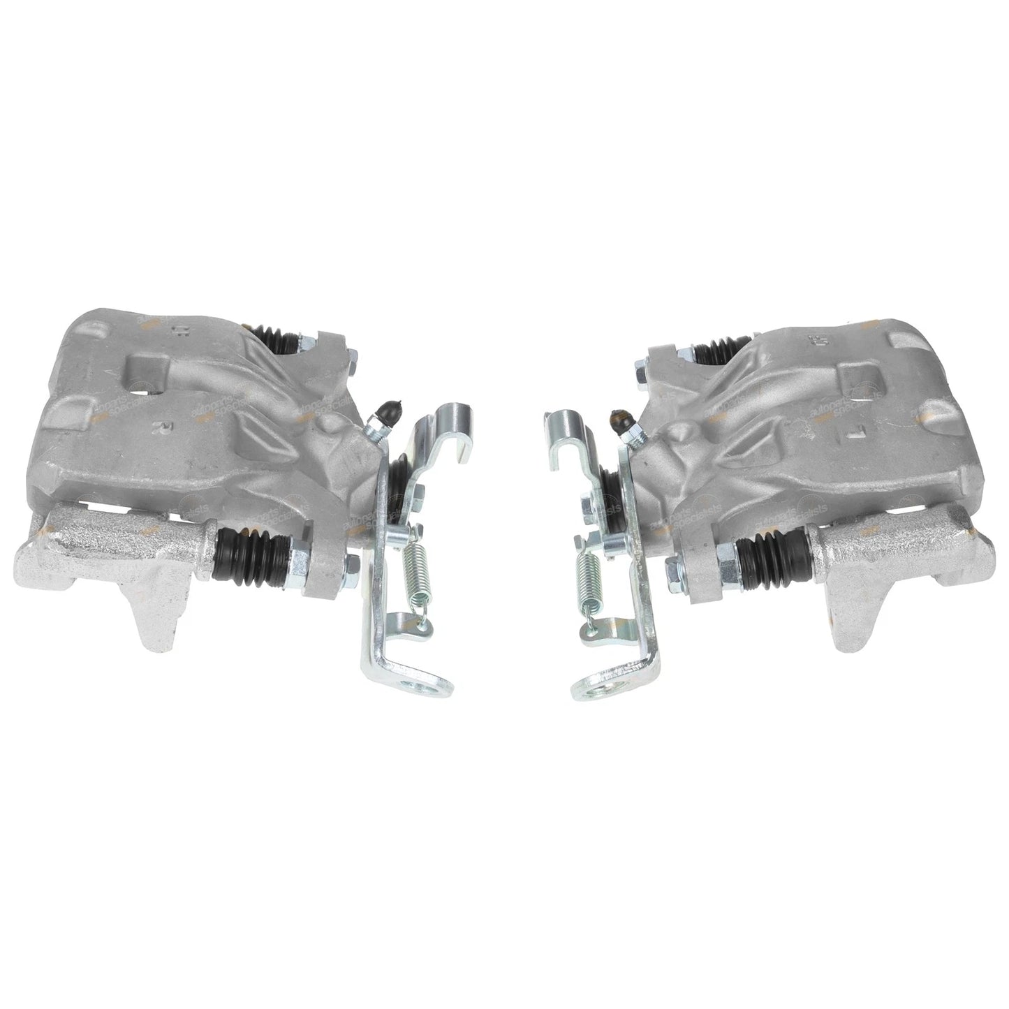 Set of 2 Rear Disc Brake Calipers and Pads for Mazda 3 (2014–2019)