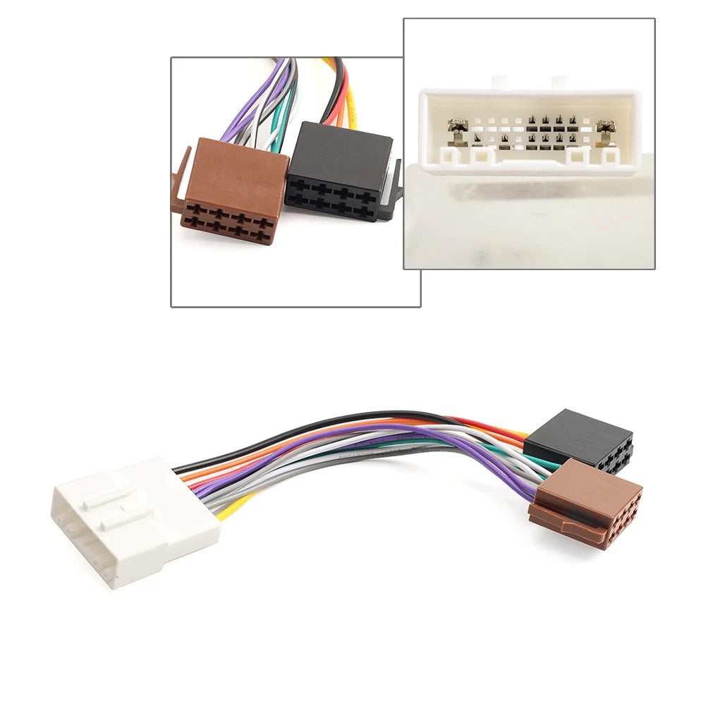 ISO Wiring Harness Connector Adaptor for Nissan Subaru