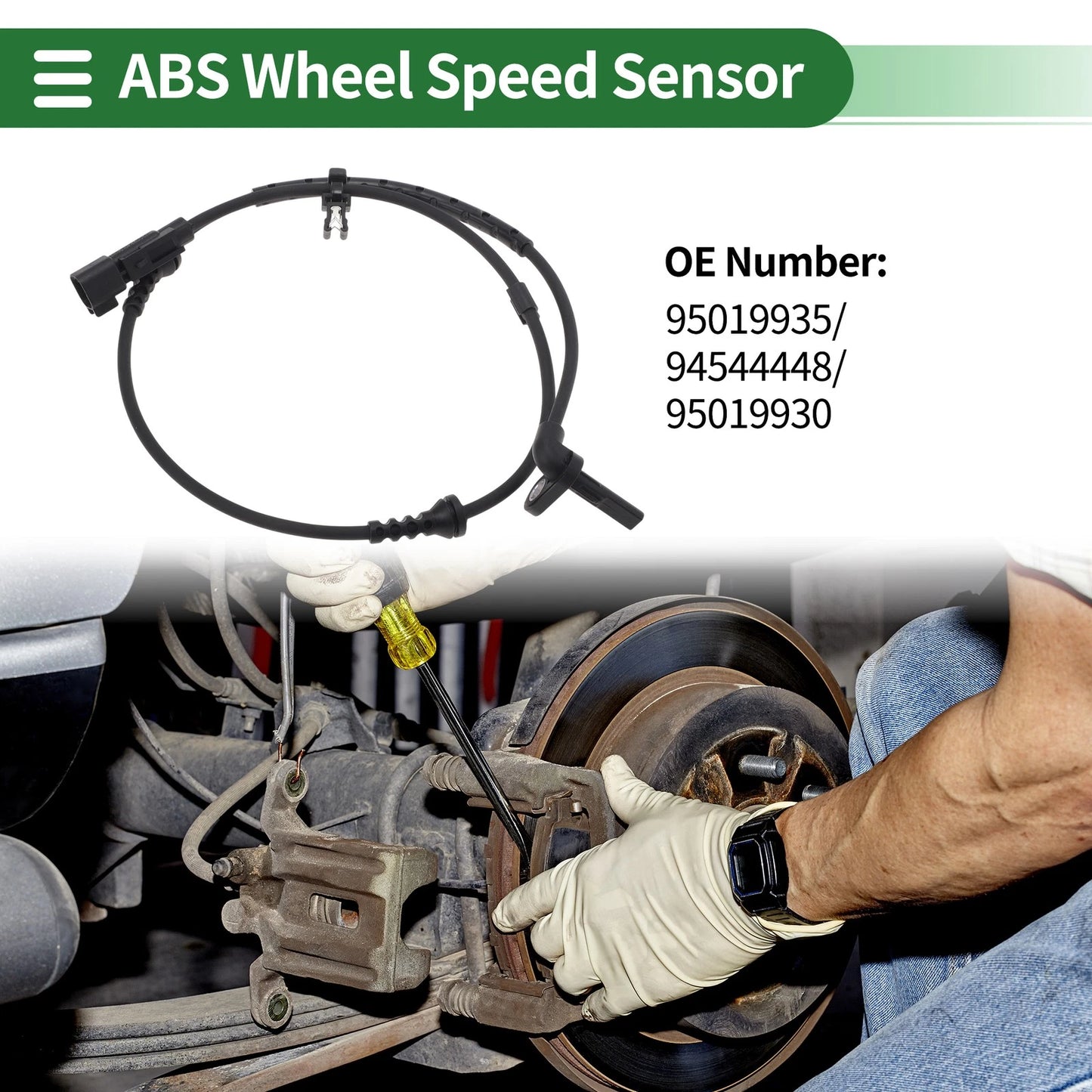 ABS Wheel Speed Sensor No. 95019935 for Chevrolet Sonic (2012–2020) Front Right