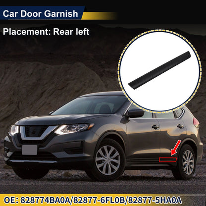 Rear Left Door Side Lower Trim No. 828774BA0A for Nissan Rogue (2014–2020)