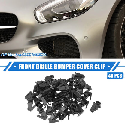 40 Pcs Front Grille Bumper Cover Clip for Nissan Altima (2002–2004)