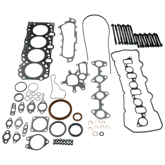 Full Engine Gasket Kit + Head Bolt Set for Hilux KUN16 KUN26 4cyl 3.0L 1KD-FTV
