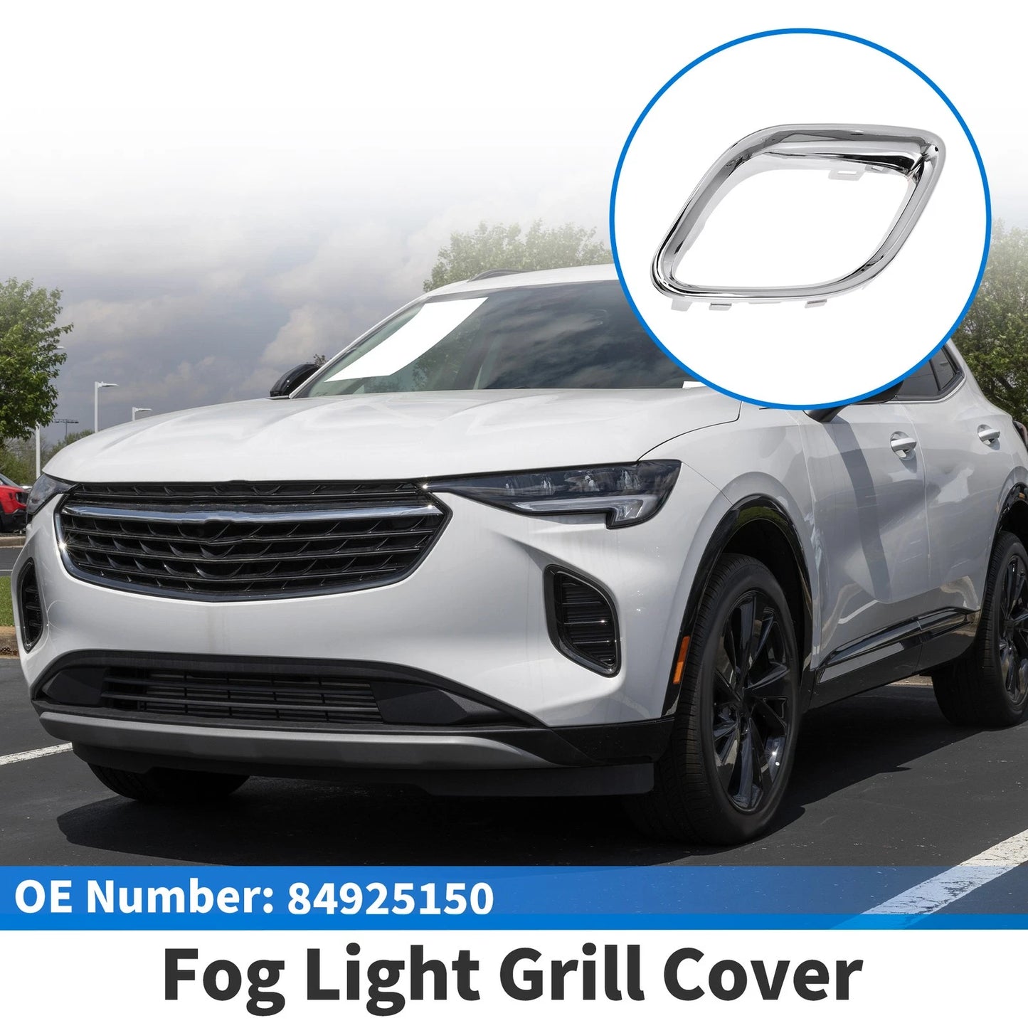 1 Pc Fog Light Grill for Buick Envision (2021–2023) No. 84925150