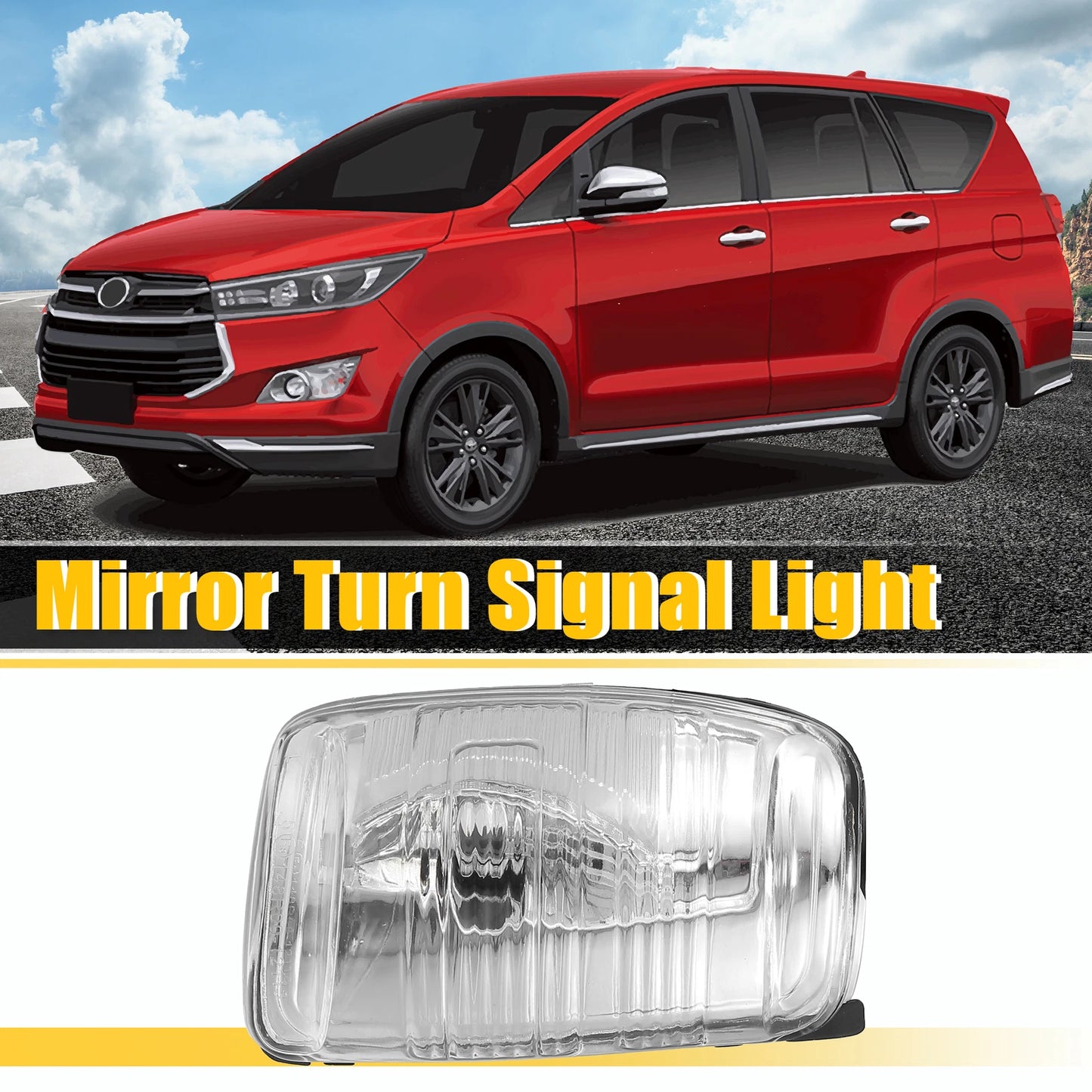 Front Left Side Mirror LED Turn Signal Light No.BK3Z13B375D for Ford Transit (2014–2023)