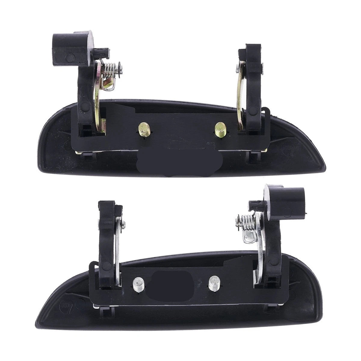Set of 2 Outer Door Handles for Kia Rio (2002–2005) Black