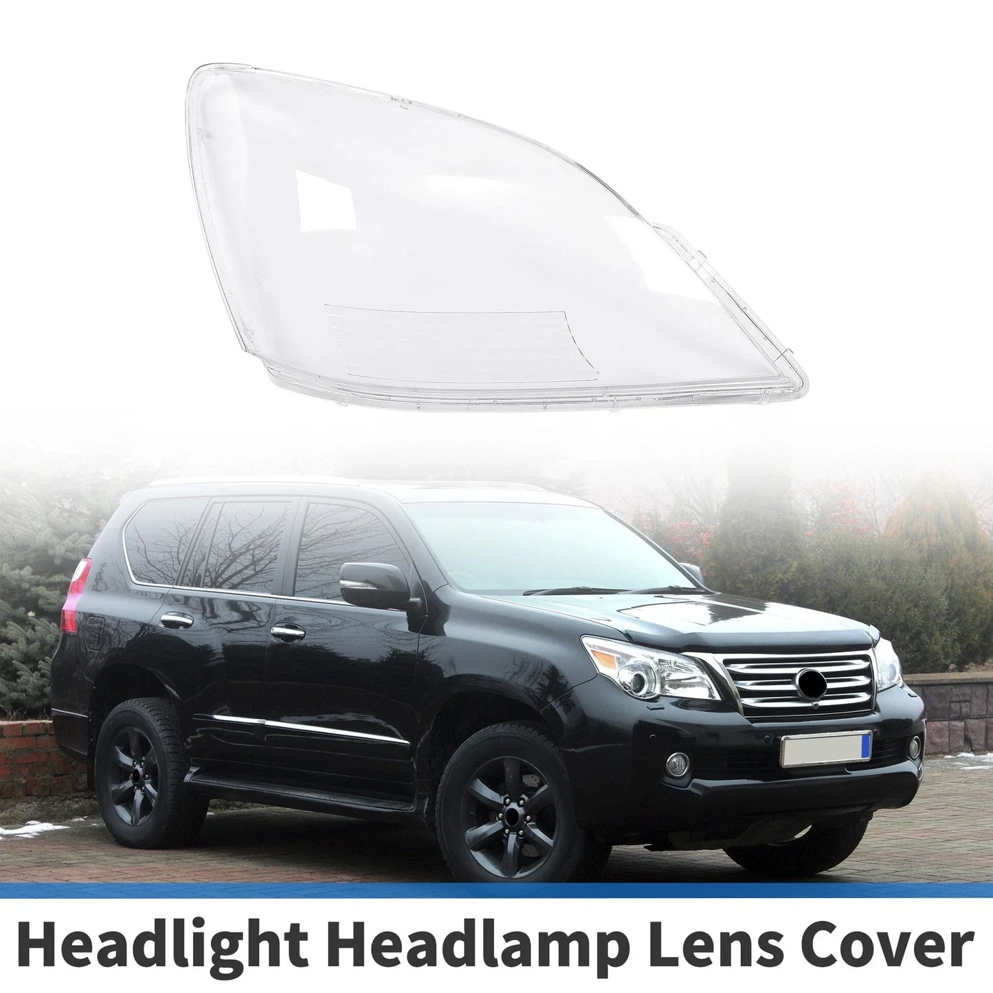 Car Front Right Headlight Lens Cover for Lexus GX470 (2003-2009)