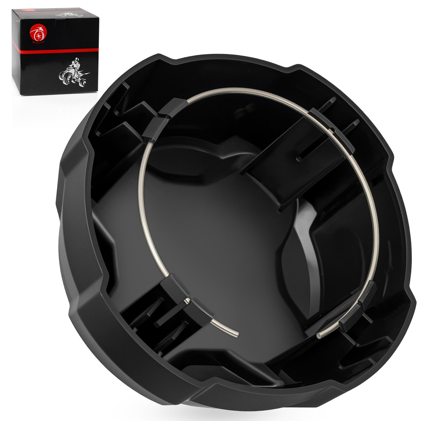 Rear Matte Black Rim Cap for Polaris Ranger Crew SP 570 (2022–2025)