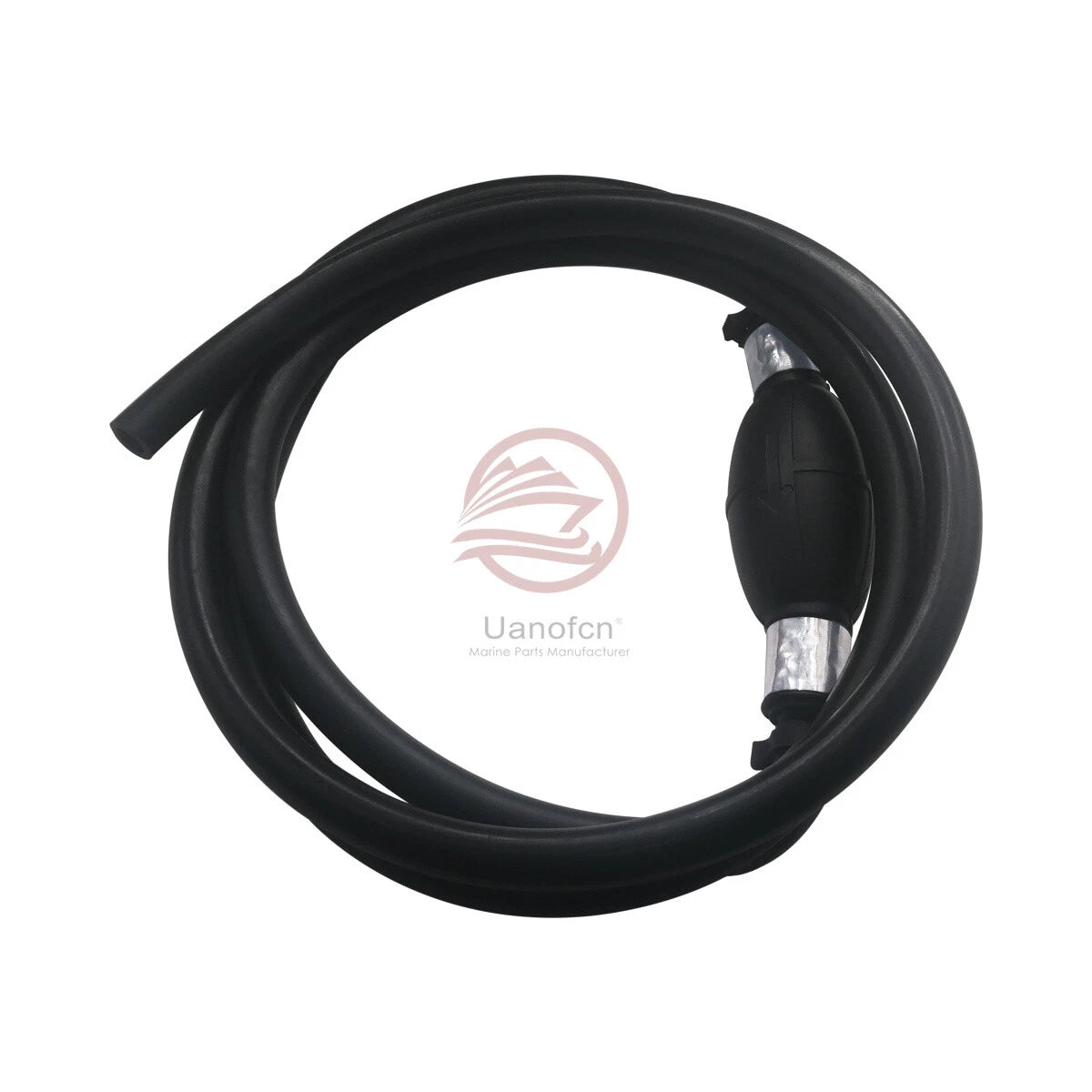 3/8" Marine Outboard Fuel Hose Line Assembly with Primer Bulb