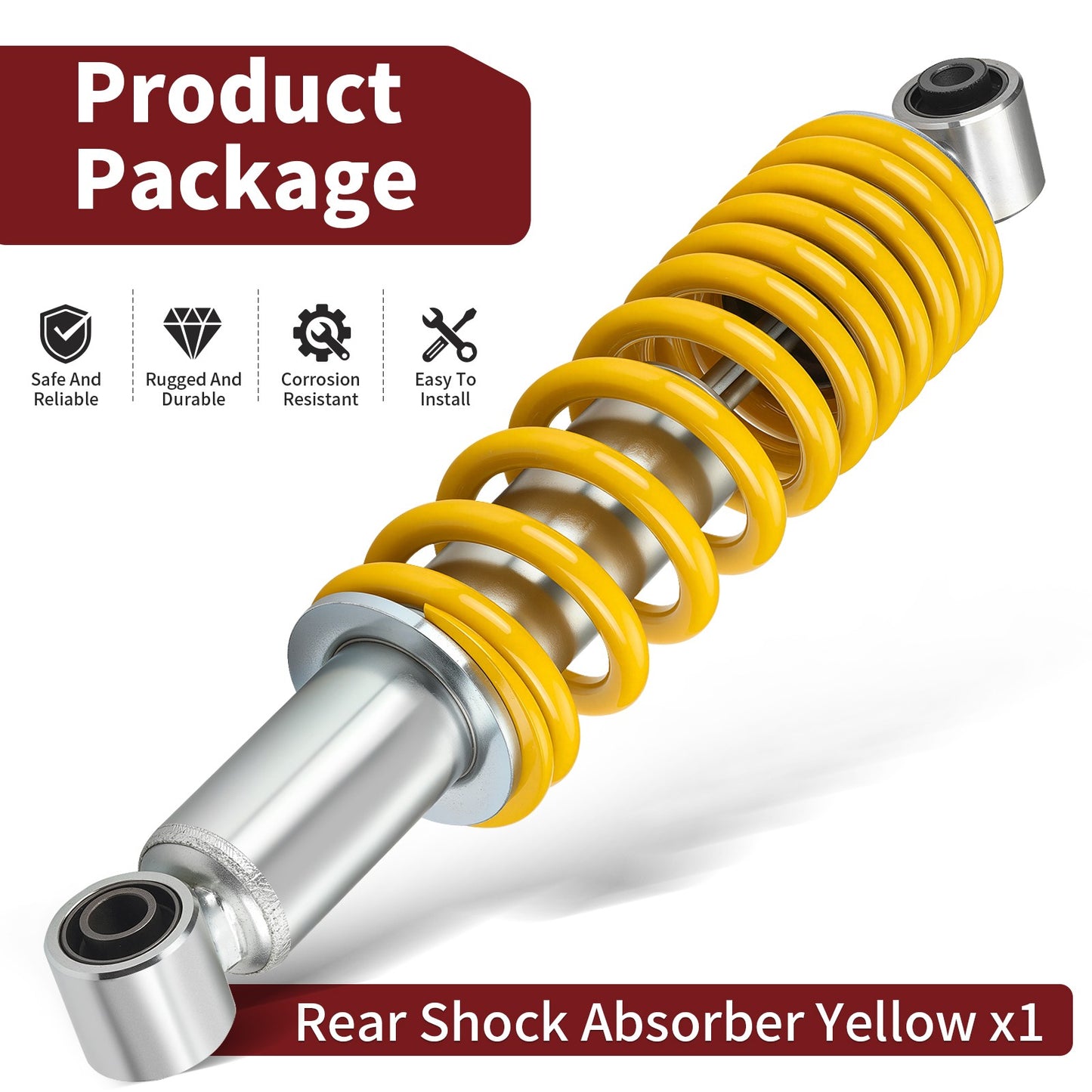 2X Rear Shock Absorber for Yamaha Blaster YFS200 (1988–2006)