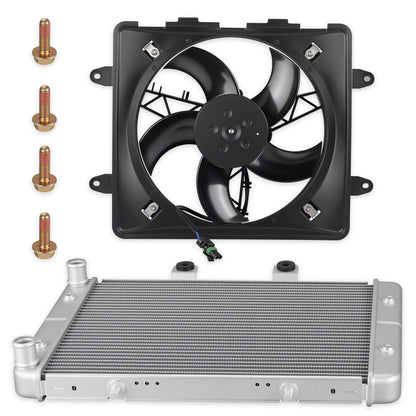 Radiator with Cooling Fan for Polaris Sportsman 800/X2 800 EFI (2004–2014)