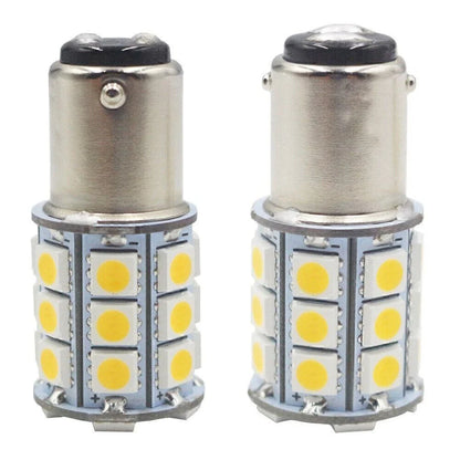 27-SMD BA15D White Cabin Marine Boat Interior Light Bulbs (1004-1142)