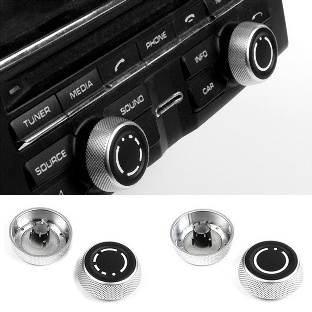 Dashboard Radio Volume Knob Cover for Porsche Cayenne (2011–2017)