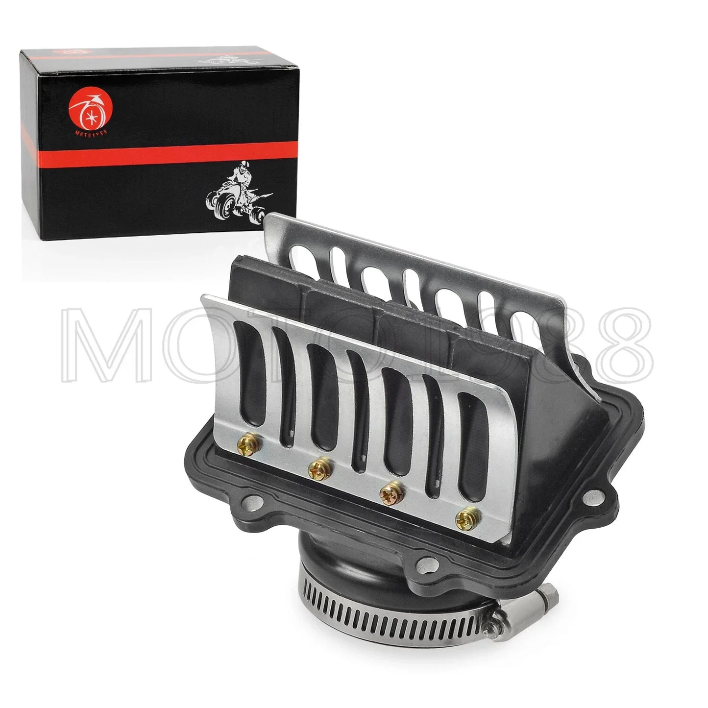 Carb Flange Intake Socket Reed Valve for Ski-Doo MXZ (2001–2003)