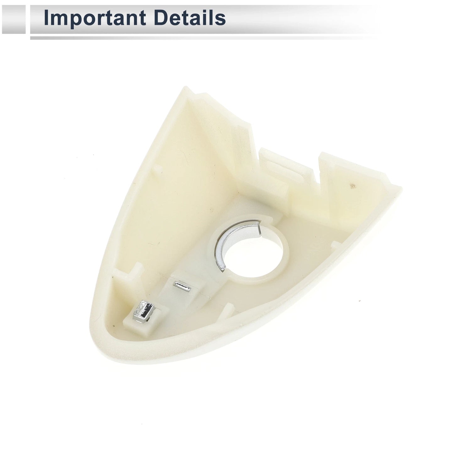 Front Left Door Handle Lock Cylinder Cover for Toyota Corolla (2014–2018) White