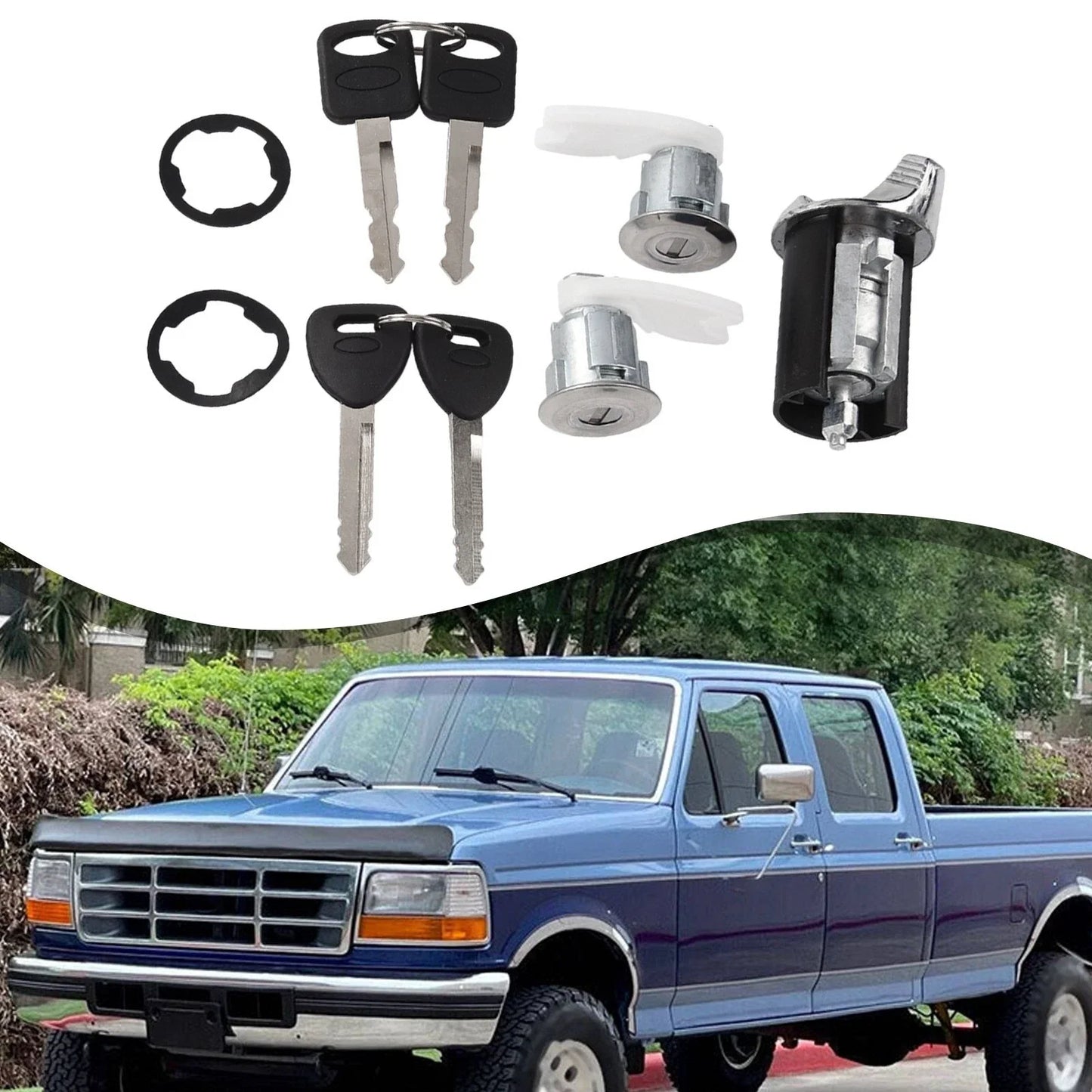 Complete Replacement Lock Set for Ford Vehicles (1992–1996)