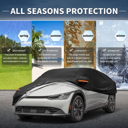 Waterproof Aluminum Film Car Cover for Kia EV6 (2021–2023)