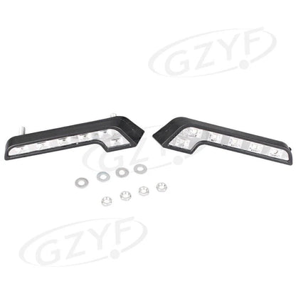 6-LED Daytime Running Lights Universal Euro Style 7-Tube Pair