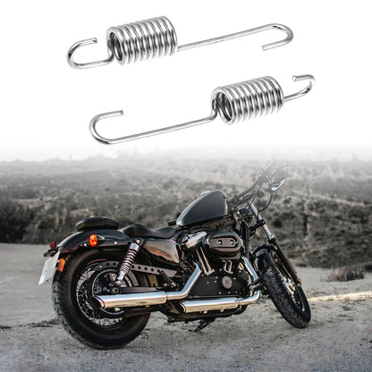 10 x 8.5cm Silver Tone Motorcycle Brake Pedal Return Springs for Honda