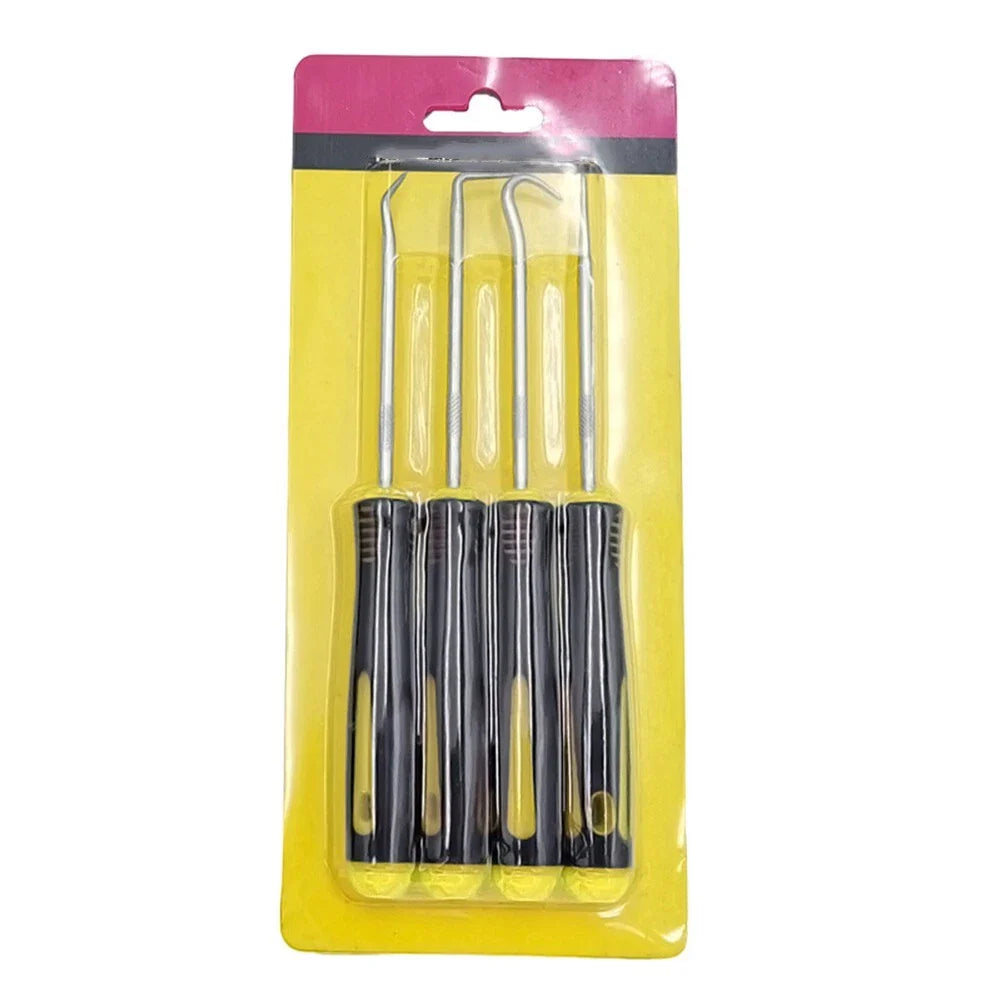 Pick & Hook Tool Set / 4pcs / O Ring Oil Seal Gasket Remover Kit for Car