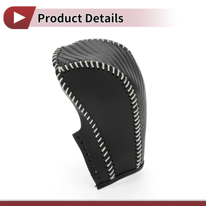 Black Carbon Fiber Gear Shift Knob Cover for Chevrolet Cruze (2011-2016)