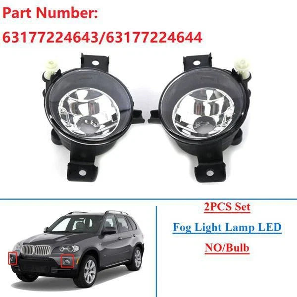 2 x Fog Lights Lamps LED Bulbs for BMW X5 E70 (2011–2013)