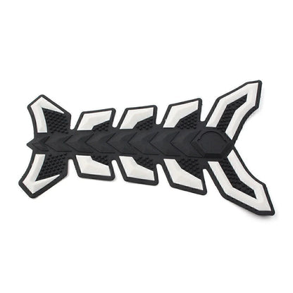 3D Decal Sticker Protector for Motorcycle White Gas Fuel Oil Tank Pad Fish Bone