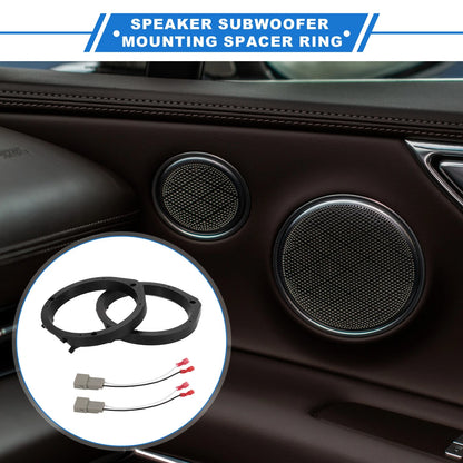 Set of 2 Speaker Spacer Rings for Honda Civic (6.5'')