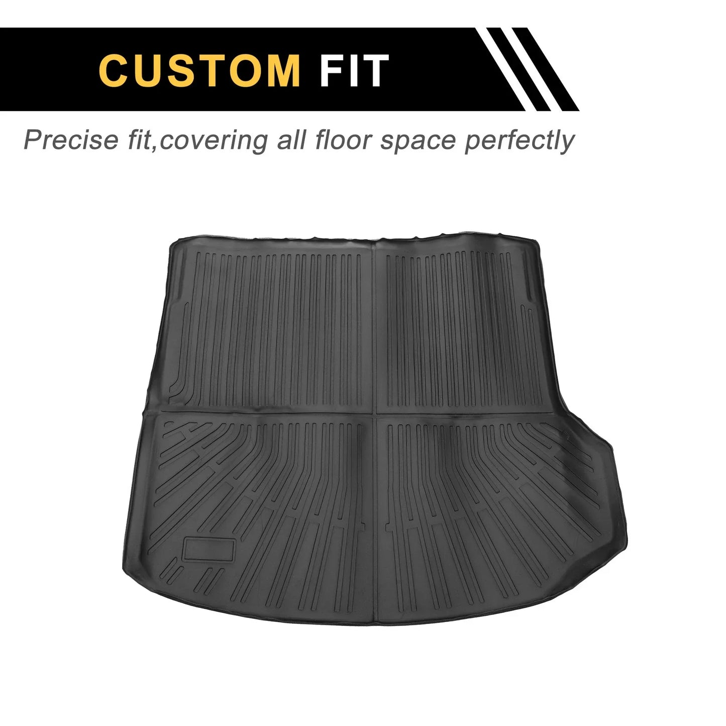 Cargo Liner Rear Trunk Mat for Chevrolet Equinox EV 2024-2025 TPE Stripe