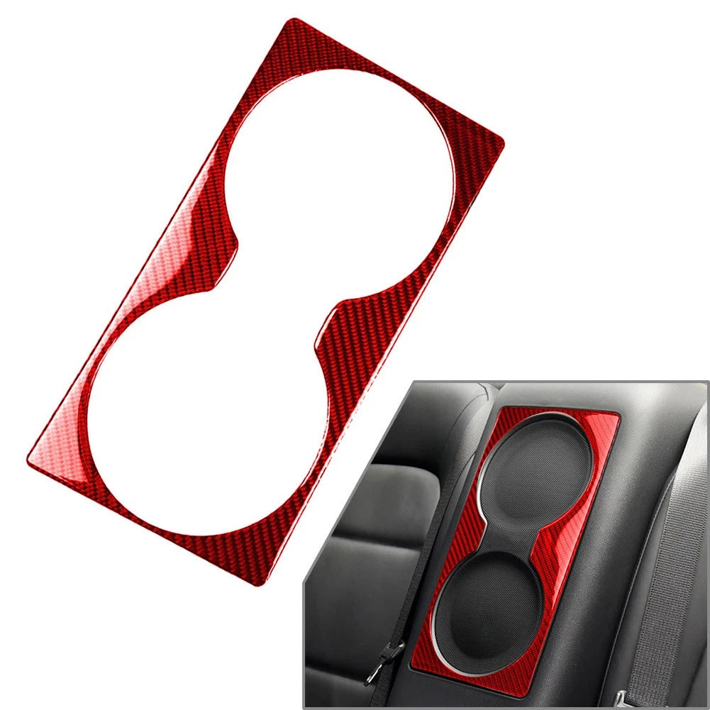 Carbon Fiber Center Console Gear Shift Knob Cover Trim for Nissan GTR R35 (2017–2022)
