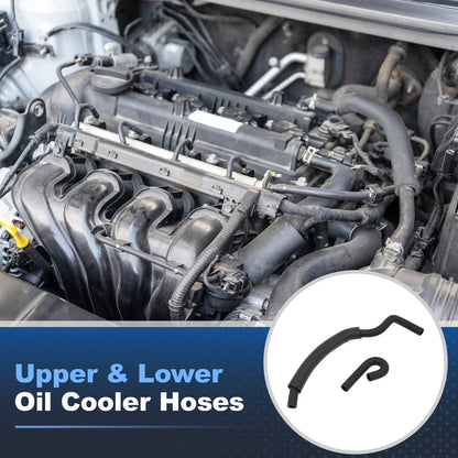 Upper Lower Oil Cooler Hoses for Toyota Tacoma T100 4Runner Tundra (1995–2004)