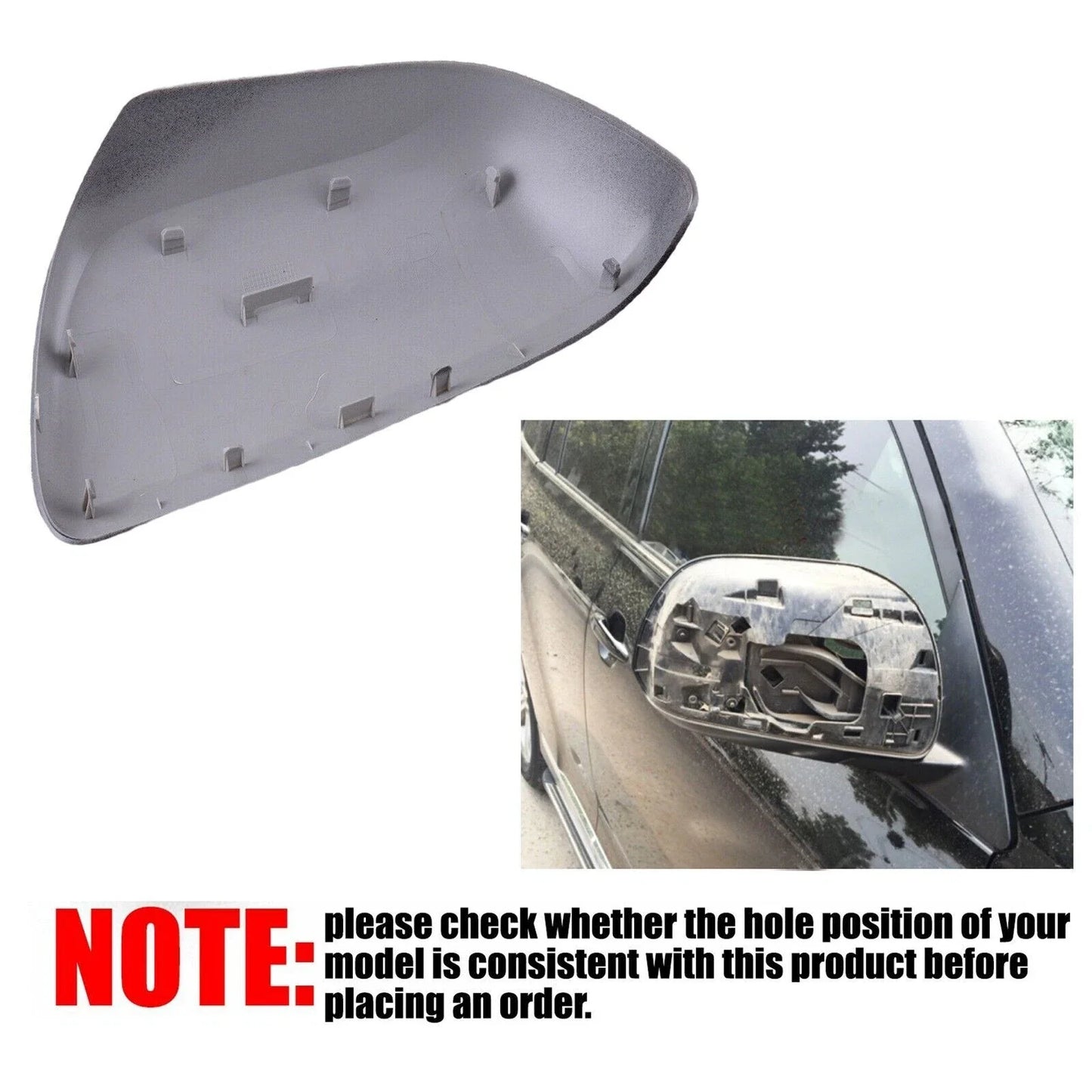 Right Side Rearview Mirror Cap Cover for Toyota Highlander (2008–2013)