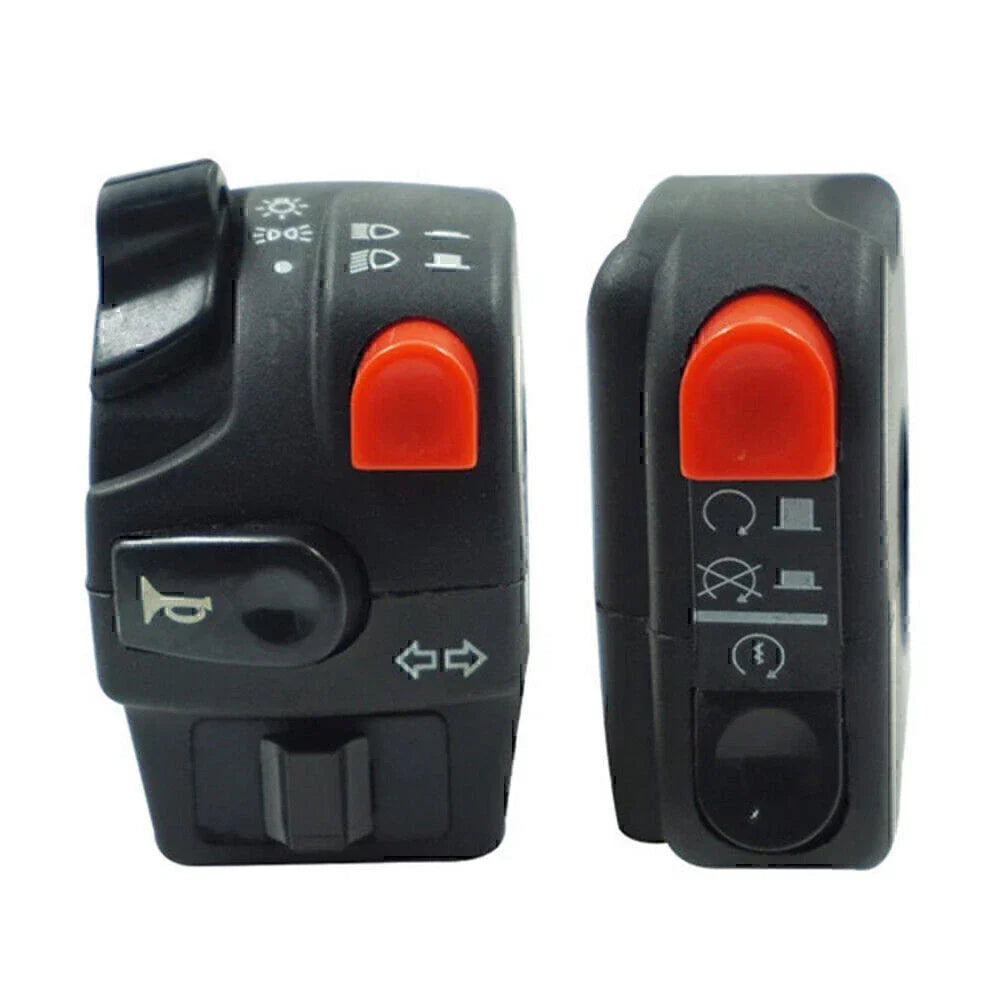 7/8" Motorcycle Horn Button Turn Signal Electric Fog Light Switch for Harley