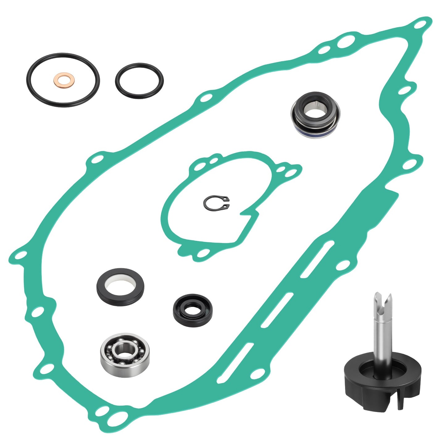 Water Pump Impeller Shaft Kit for Yamaha Viking VI 700 (2015–2020)