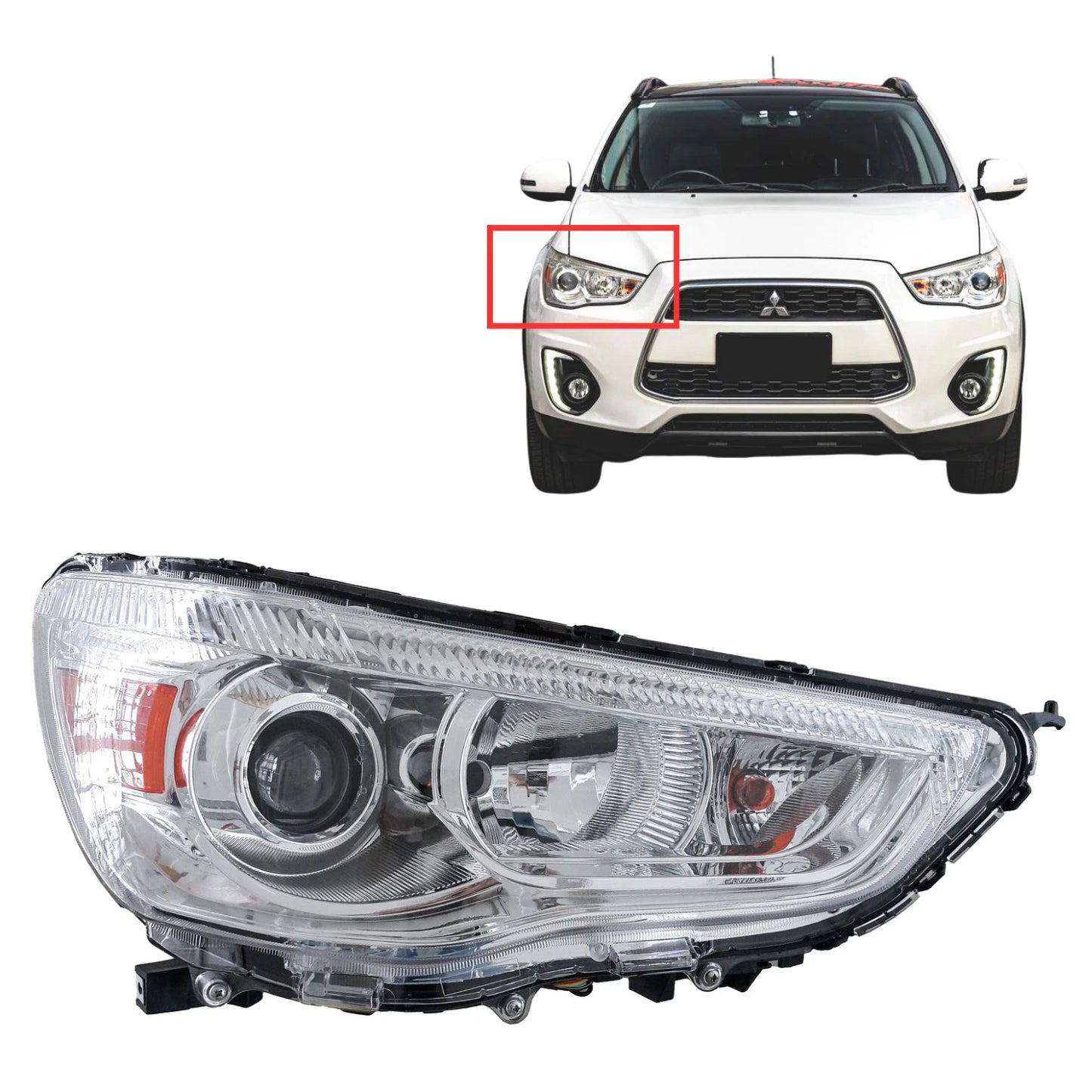 Right Halogen Head Lamp for Mitsubishi ASX (2010–2019)