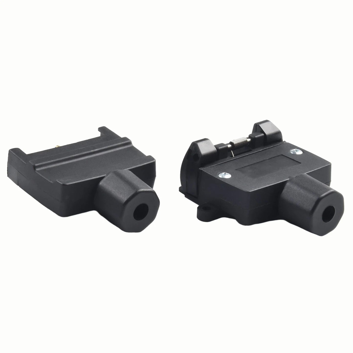 7 Pin Flat Trailer Connector Set for Caravan and Boat