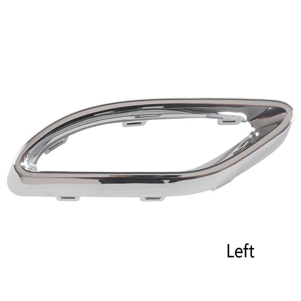 Set of 2 Chrome Bumper Trim for Mercedes-Benz A220 E400 E350 (2018–2022)