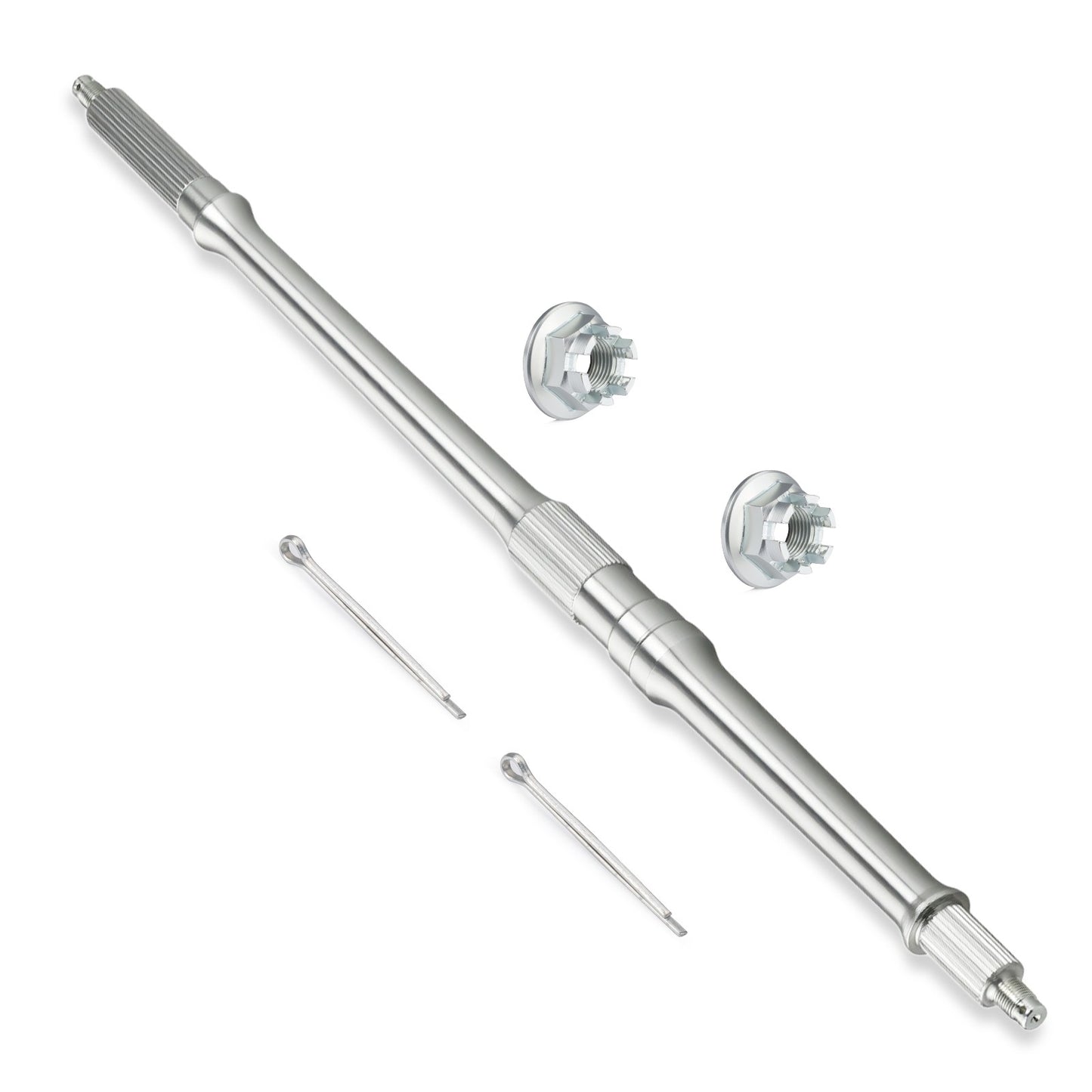 Rear Axle Shaft + Nuts for Yamaha Kodiak 450 (2003–2004)