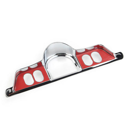 Chrome Fairing Switch Panel Dash Accent Cover for Harley Electra Glide (2009-2023)