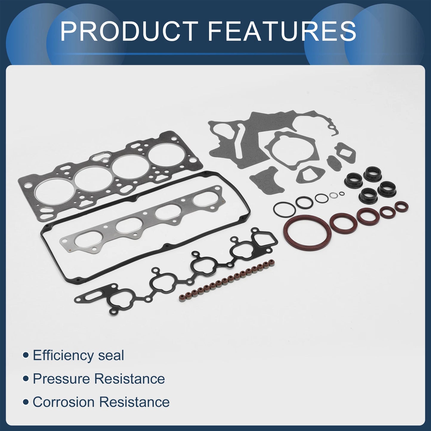 Cylinder Head Gasket Kit No.MD972933 for Mitsubishi 4G63 (1992–1994) Set of 1