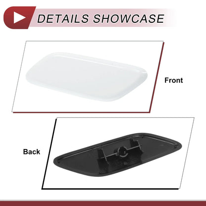 Front Left Washer Nozzle Cover for Honda CR-V MK3 Facelift (2009-2011) White